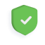 Green shield Icon