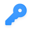 Blue Key Icon